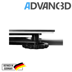 Advanc3D Black silicone bumpers for a more stable heating bed