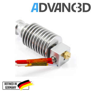 Advanc3D V5 JHead Hotend 0.4mm / 1.75mm f&uuml;r 3D Drucker mit JHead Hotends vorne