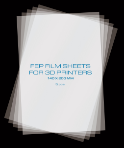 PrimaCreator FEP Film Sheets for 3D Printers - 140 x 200...