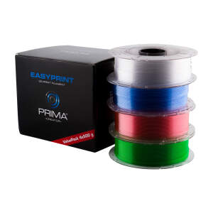 EasyPrint PETG Value Pack - 1.75mm - 4x 500 g (Total 2 kg) - Clear, Rose, Light Blue, Green seite