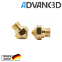 Advanc3D MK10 Nozzle aus Messing CuZn37 in 0.4mm für 1.75mm Filament M7 detail