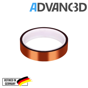 Advanc3D Capton Polyimid Tape 20mm breit und 33m lang - Hitzebeständig für Hotends seite