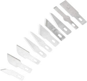 Håndværkskniv scalpel sæt 16 stk., håndværkssæt, præcisionskniv 13 reserveblade
