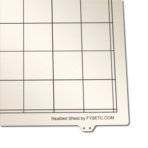FYSETC Flexible Federstahldruckplatte mit glatter doppelseitiger PEI-Schicht vorne