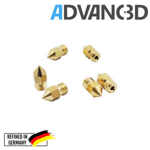 Advanc3D MK7 Nozzle für 1.75mm Filament vorne
