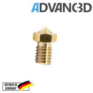 Advanc3D V6 Stijl Nozzle voor 1.75mm Filament