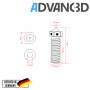 Advanc3D DaVolcano-dyse