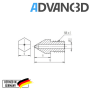 Advanc3D-suutin Ideaformer IR3:een 1.75mm filamentille 0.4mm:lle