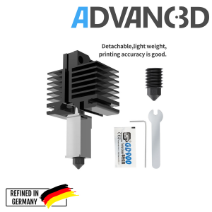 Advanc3D Hotend mit wechselbarer Düse für...