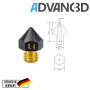 Advanc3D MK8 Teflon Nozzle aus Messing CuZn37 für 1.75mm Filament detail