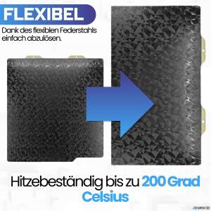 Advanc3D Flexible Druckplatte mit PEO und PEI Schicht...