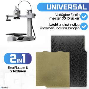 Advanc3D Flexible Druckplatte mit PEO und PEI Schicht für Bambu Lab A1 mini