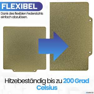 Advanc3D Flexible Druckplatte mit  PEI Schicht für...