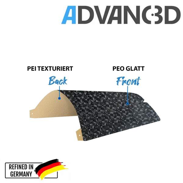 Advanc3D Flexibel tryckplatta med PEO och PEI lager för Creality K1 max