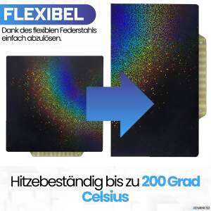 Advanc3D Flexible Druckplatte mit PEY und PEI Schicht...