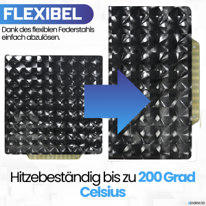 Advanc3D Flexibel utskriftsplatta med PED- och PEI-lager...