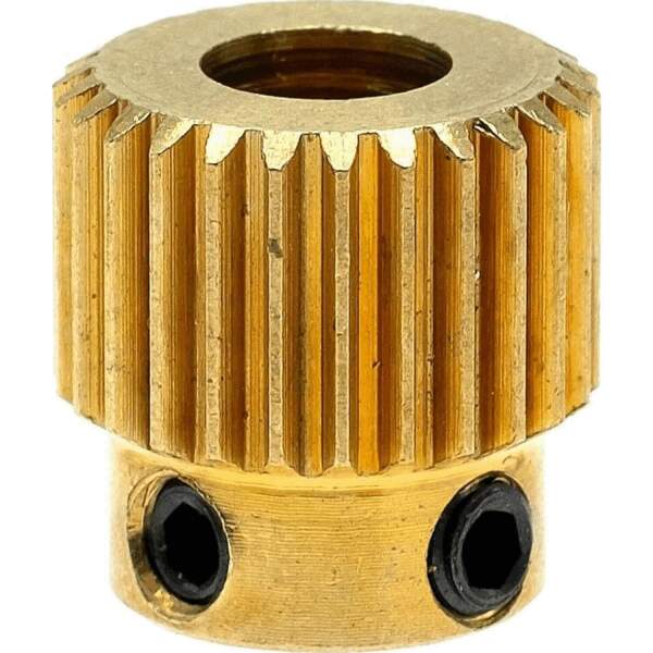 Advanc3D MK7  MK8 Feederrad für 1.75 - 3mm Filament 26 Zähne Messing Drive Gear Extruder vorne