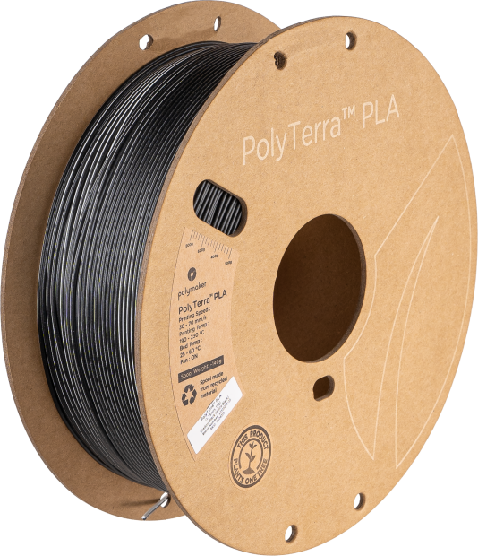 Polymaker Polyterra PLA Dual Colour filament för 3D-utskrift 1,75 mm 1 kg Shadow Black