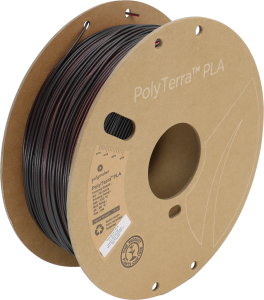 Polymaker Polyterra PLA Dual Color 3D-Druck Filament 1,75 mm 1 kg Shadow Black