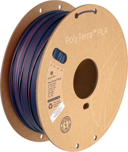 Polymaker Polyterra PLA Dual Color 3D-Druck Filament 1,75 mm 1 kg Shadow Black