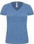 B&C | Blondie Deluxe /women Damen Medium Fit V-Ausschnitt T-Shirt