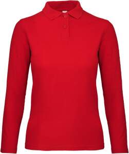 B&C | ID.001 LSL /women Damen Piqué Polo langarm