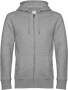 B&C | KING Zipped Hood_° Herren Kapuzen Sweatjacke