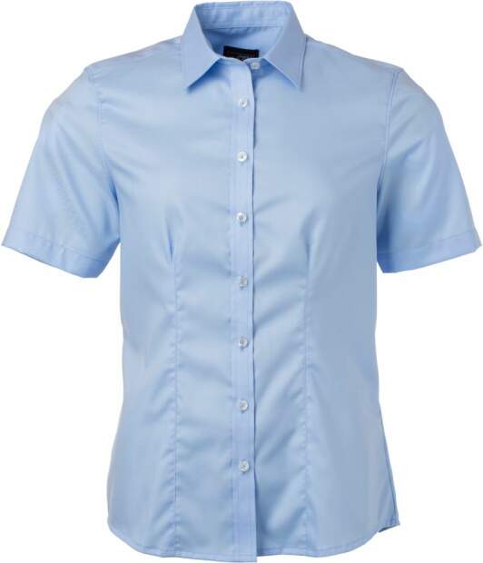 James & Nicholson | JN 683 Micro-Twill Bluse kurzarm