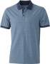 James & Nicholson | JN 706 Herren Jersey Melange Polo