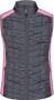 James & Nicholson | JN 739 Damen Hybrid Strickfleece Gilet