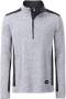 James & Nicholson | JN 864 Herren Workwear Strickfleece 1/2 Zip - Strong