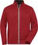 James & Nicholson | JN 898 Herren Workwear Strickfleece Jacke - Solid