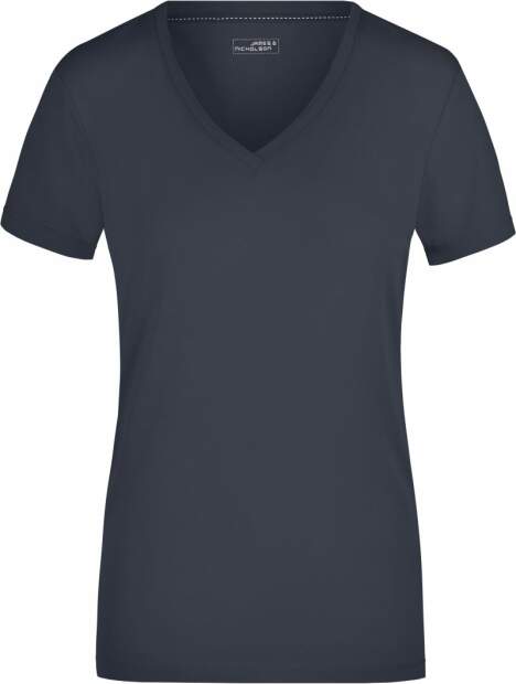 James & Nicholson | JN 928 Damen Stretch V-Ausschnitt T-Shirt