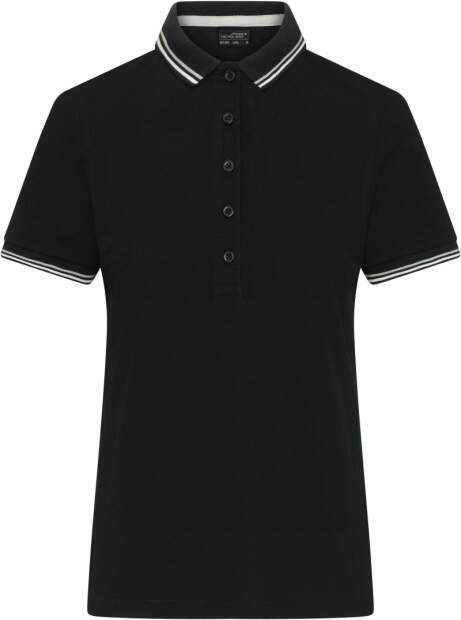 James & Nicholson | JN 1305 Schweres Damen Piqué Polo mit Kontraststreifen