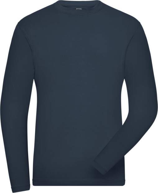 James & Nicholson | JN 1804 Herren Workwear Stretch T-Shirt langarm - Solid