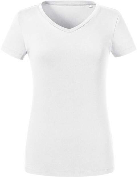 Russell | 103F Damen Bio V-Ausschnitt T-Shirt