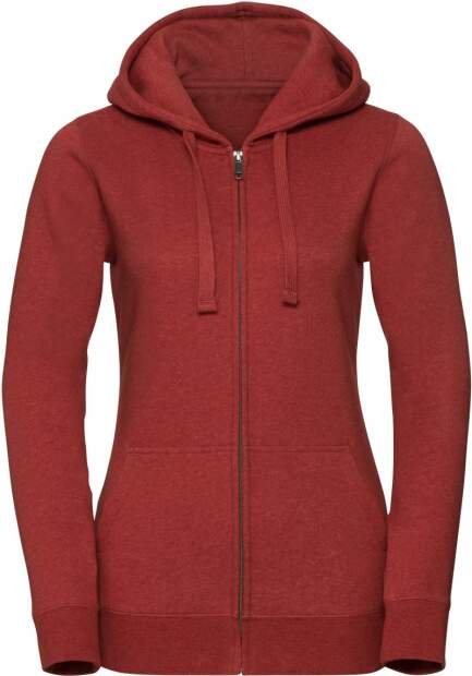 Russell | 263F Damen Melange Kapuzen Sweatjacke "Authentic "