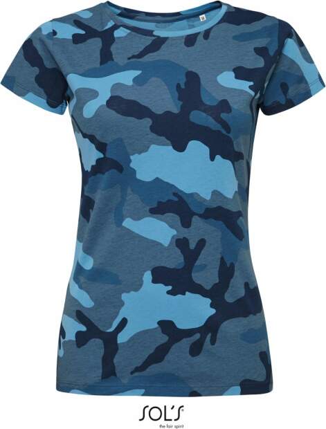 SOLS | Camo Women Damen Camouflage T-Shirt