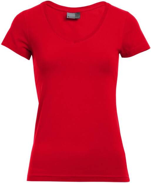 Promodoro | 3086 Damen Slim Fit V-Ausschnitt T-Shirt