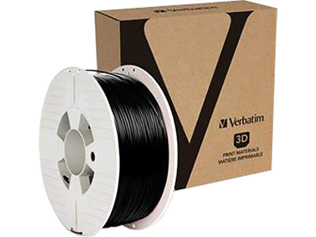 Verbatim PLA 1,75mm Schwarz 1kg 3D Drucker Filament Hochwertig und Präzise