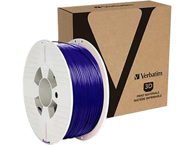 Verbatim PLA 1.75mm 3D printer filament blue 1kg - High quality printing material