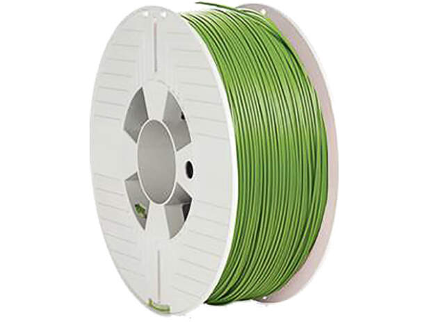 Verbatim PLA 1.75mm 3D printer filament green 1kg spool for 3D printing