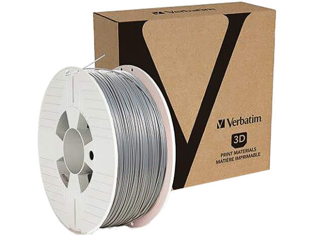 Verbatim PLA 1.75mm harmaa 1kg 3D-tulostinfilamentti tarkkoihin tulostustuloksiin.