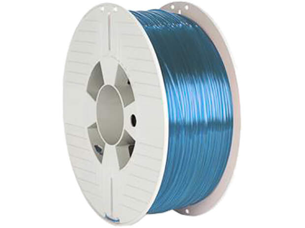 Verbatim PETG 1.75mm Blauw Transparant 1kg 3D Printer Filament van hoge kwaliteit