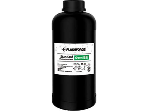 FLASHFORGE UV/LCD Standard Green 1 kg 3D-skrivarharts 405 nm för precisionsutskrift