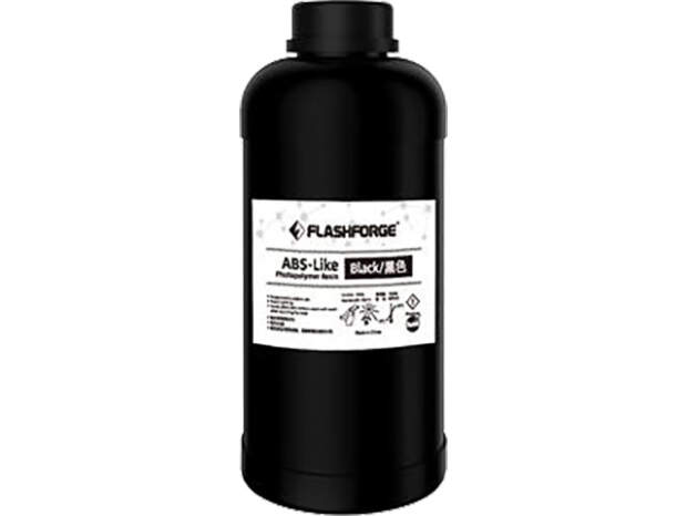 FLASHFORGE UV/LCD ABS Like Black 1kg 3D Resin 405nm för exakt 3D-utskrift