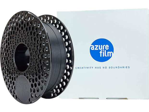 AZUREFILM PLA Strongmann 1,75mm Schwarz 1kg 3D Drucker Filament Hochwertig