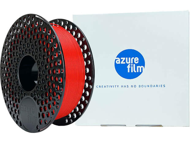 AzureFilm PLA Strongmann 1.75mm Red 1kg 3D printing filament for precise prints