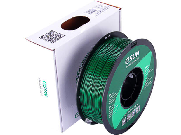 eSUN PLA+ 1,75mm 3D-skrivarfilament Pine Green 1kg spole Hög kvalitet