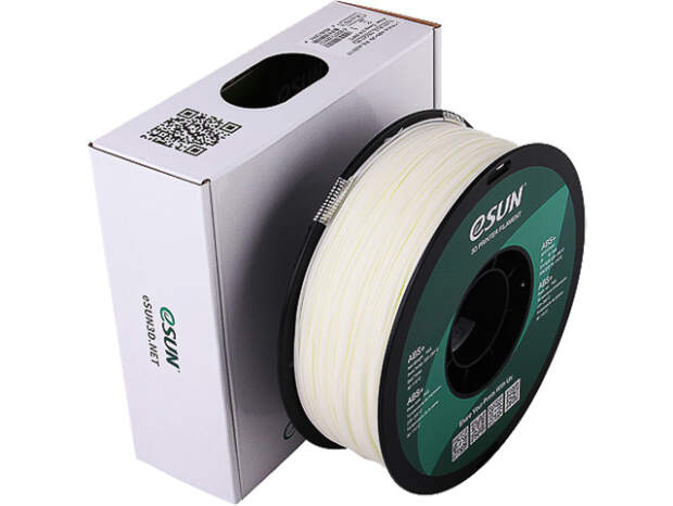 eSUN ABS+ 1,75 mm Natural 1 kg 3D-printfilament til præcise modeller